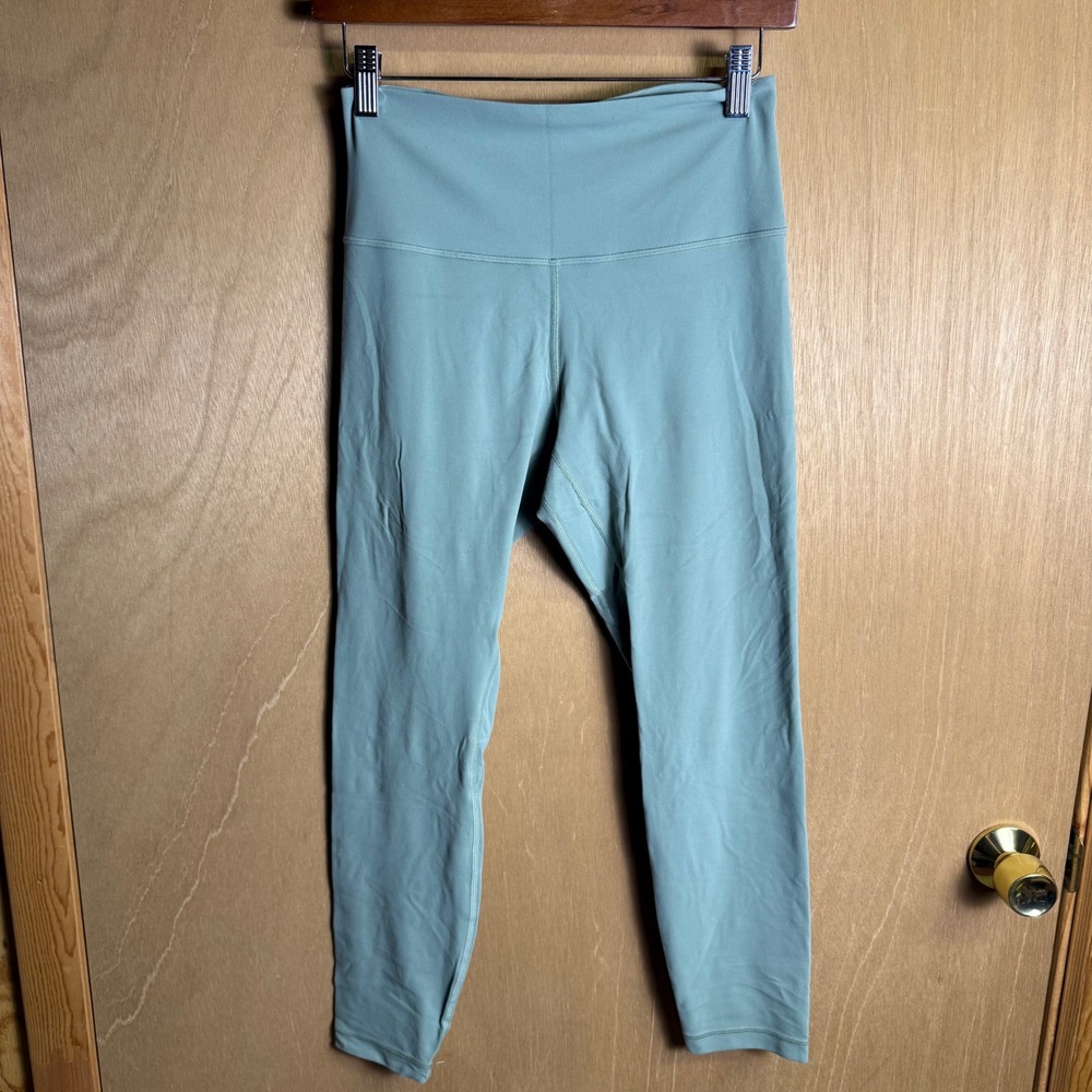 Lululemon Align High Rise Pant 25 Palm Court Green Yoga Leggings W5CTAS Size 8